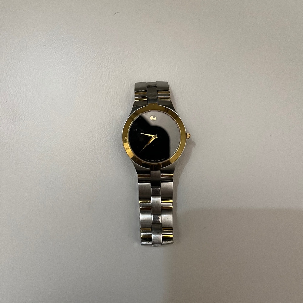 Movado two tone museum classic